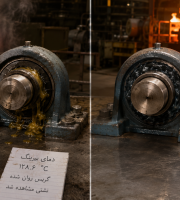 گریس نسوز صنعتی برای یاتاقان و تجهیزات دمای بالا